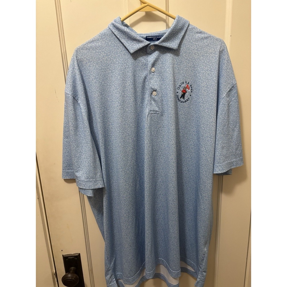 Official 2024 US Open Golf Pinehurst Polo Size XxL  Blue
